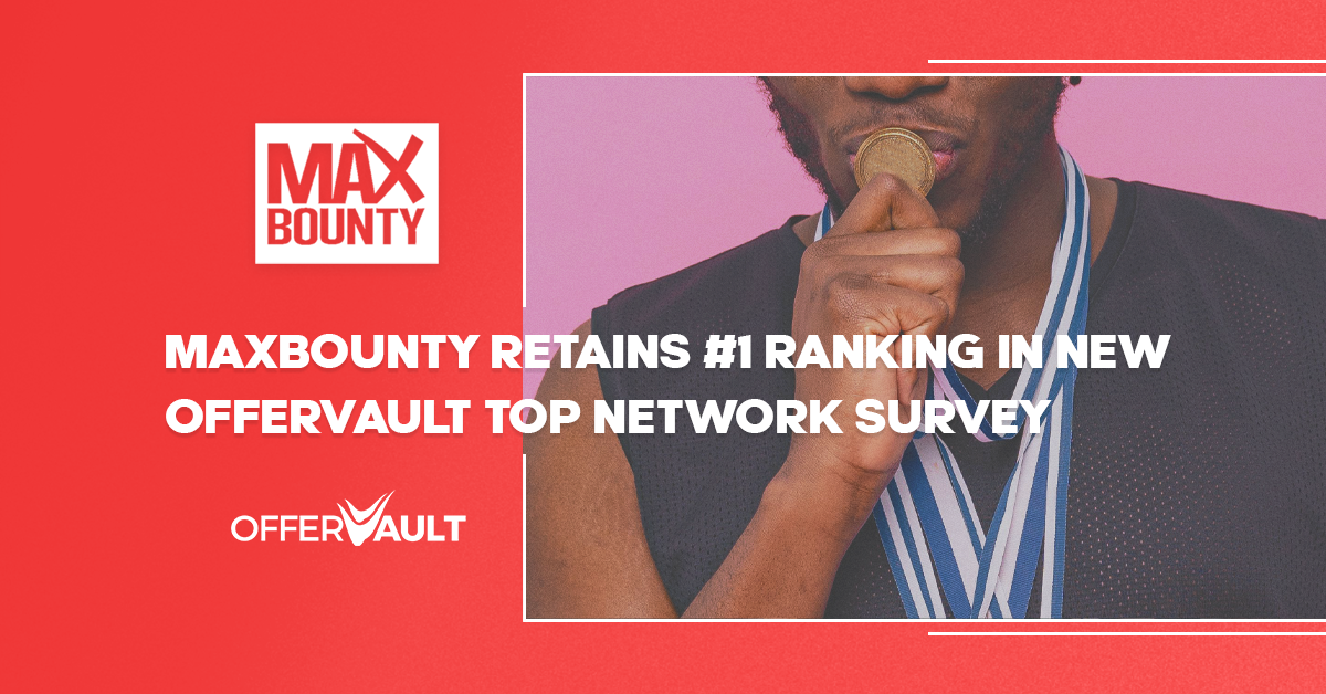 MaxBounty Retains #1 Ranking in New OfferVault Top Network Survey